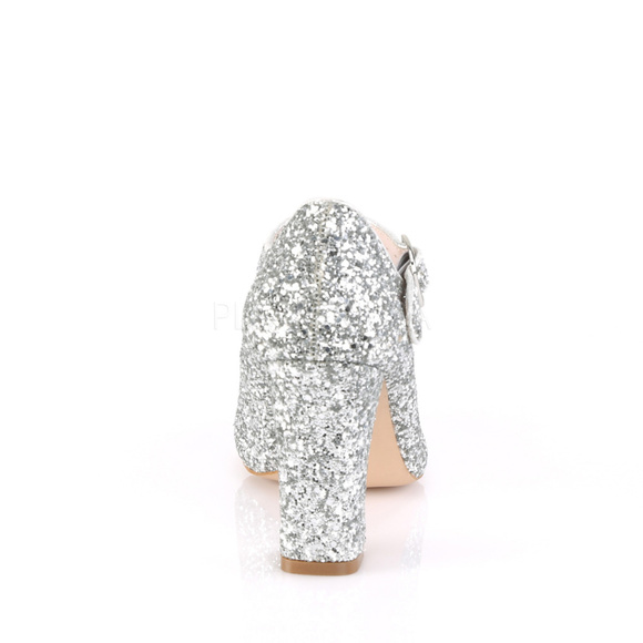 ❤️ Glitter Pin Up High Heel Shoes - Picture 3 of 4